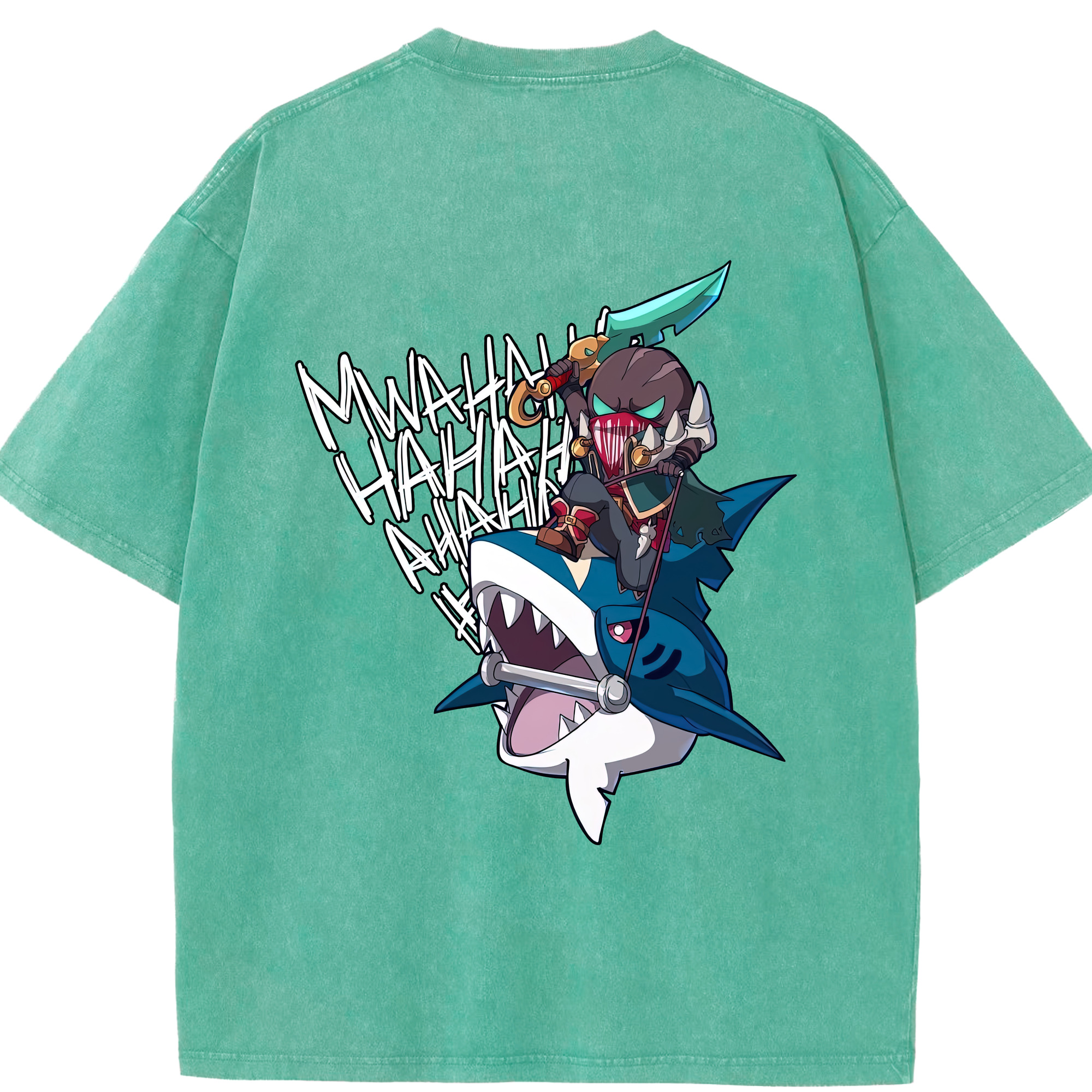 リーグ・オブ・レジェンド League of Legends LOL 綿100% ヴィンテージ風 半袖Tシャツ（背面プリント）